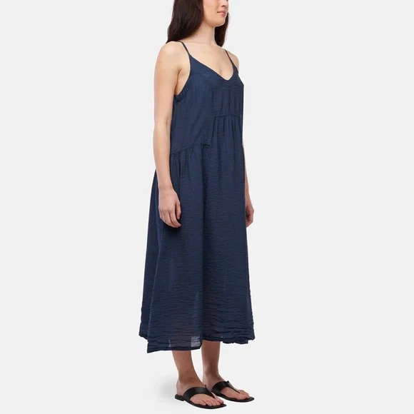 NEW LACAUSA X Revolve Small Thea Slip Midi Dress Velvet - Picture 2 of 7